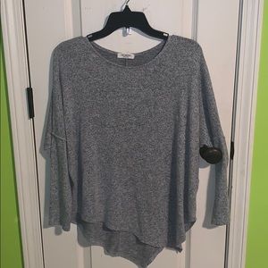 Grey winter sweater